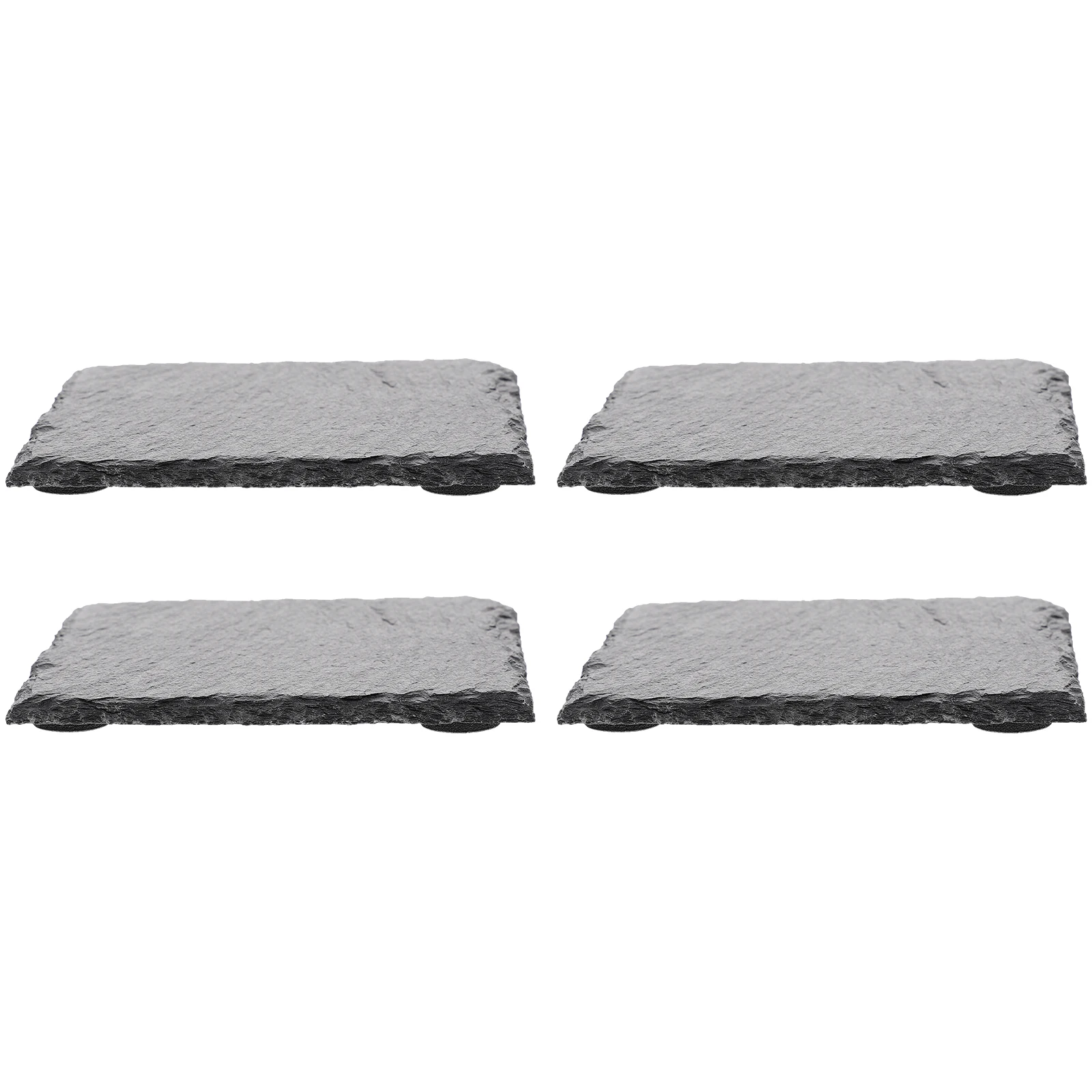 

4 Pcs Coasters Decorative Rock Anti Skid Cup Mat Mats Anti Skid Cup Pad Tabletop Home Accessory Retro