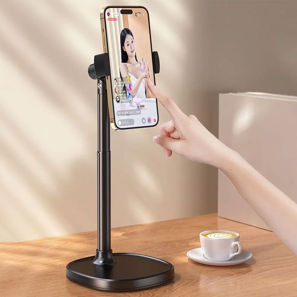 

Утолщенное основание, регулируемая подставка для телефона, складная конструкция, регулируемая по высоте мобильная подставка, верхняя съемка, видеозапись