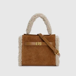 Borsa Tote In peluche da donna Designer classico In autunno inverno borsa da donna di lusso borse e portamonete a tracolla di grande capacità