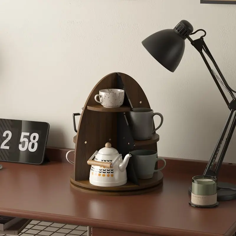 

Corner Cup Carousel - Rotating Mug Tree for Coffee & Tea Storage