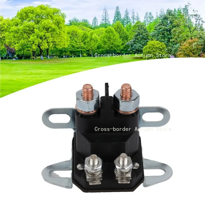 12V Lawn Mower Starter Solenoid Style Double Pole Solenoid Switch For 52