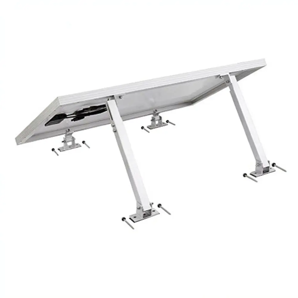 Photovoltaic Support Leg For Solar Mounting System Aluminum Alloy Front Foot Bracket For Industrial Metal Roofs