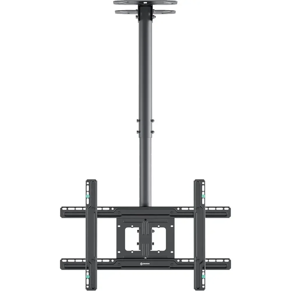 

Height-Adjustable Ceiling TV Mount for 32-80 Inch Screens, 150 lbs Capacity, Full Motion, VESA 100x100-600x400, Black