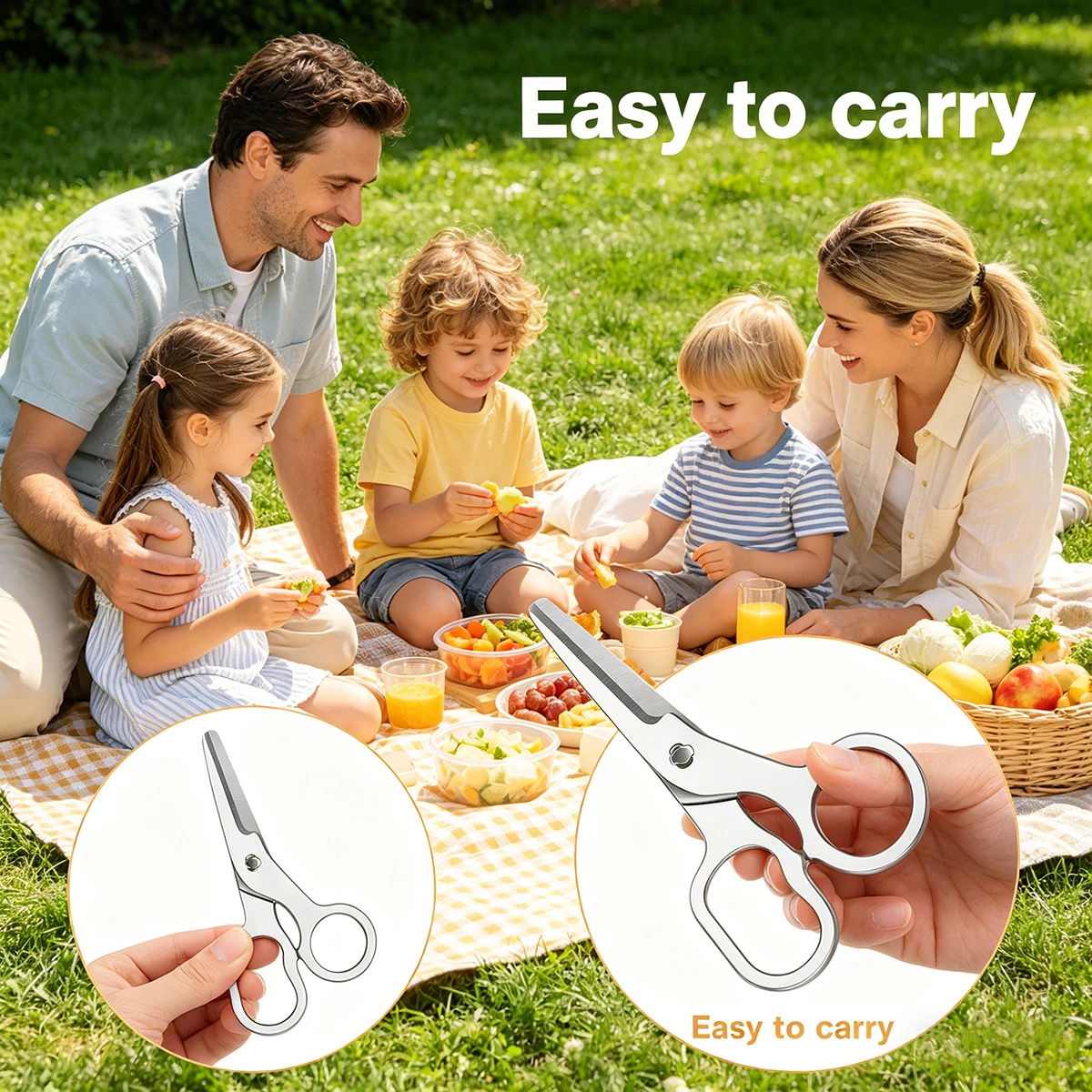 Multi Functional Food Scissors - Baby Food Scissors review and price