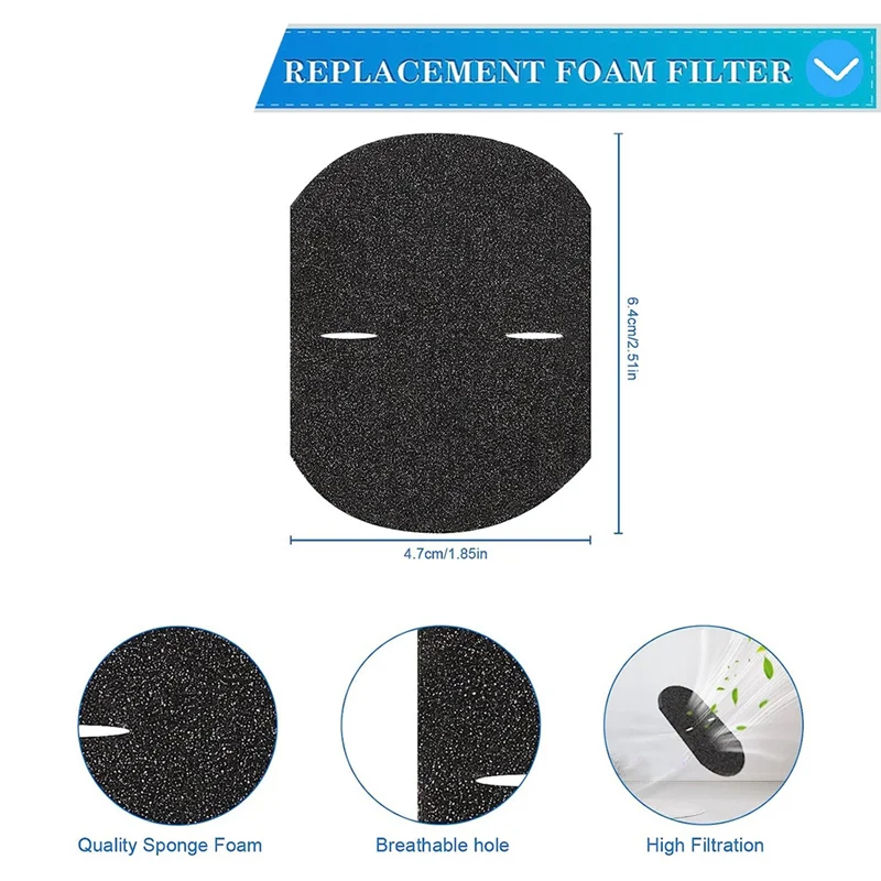 Filtre de remplacement A006-2030 pour aspirateur à bâton léger Bissell 3 en 1, 2030,20303,20306,20307 avec 6 filtres en mousse, pièce 1611501
