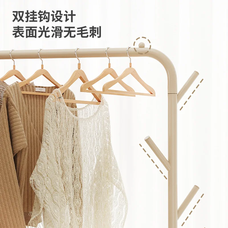 Movable Clothes Rack Floor Hanger Stand Storage Wardrobe Hat Stand Storage Box Bedroom Furniture perchero de pie Coat Rack