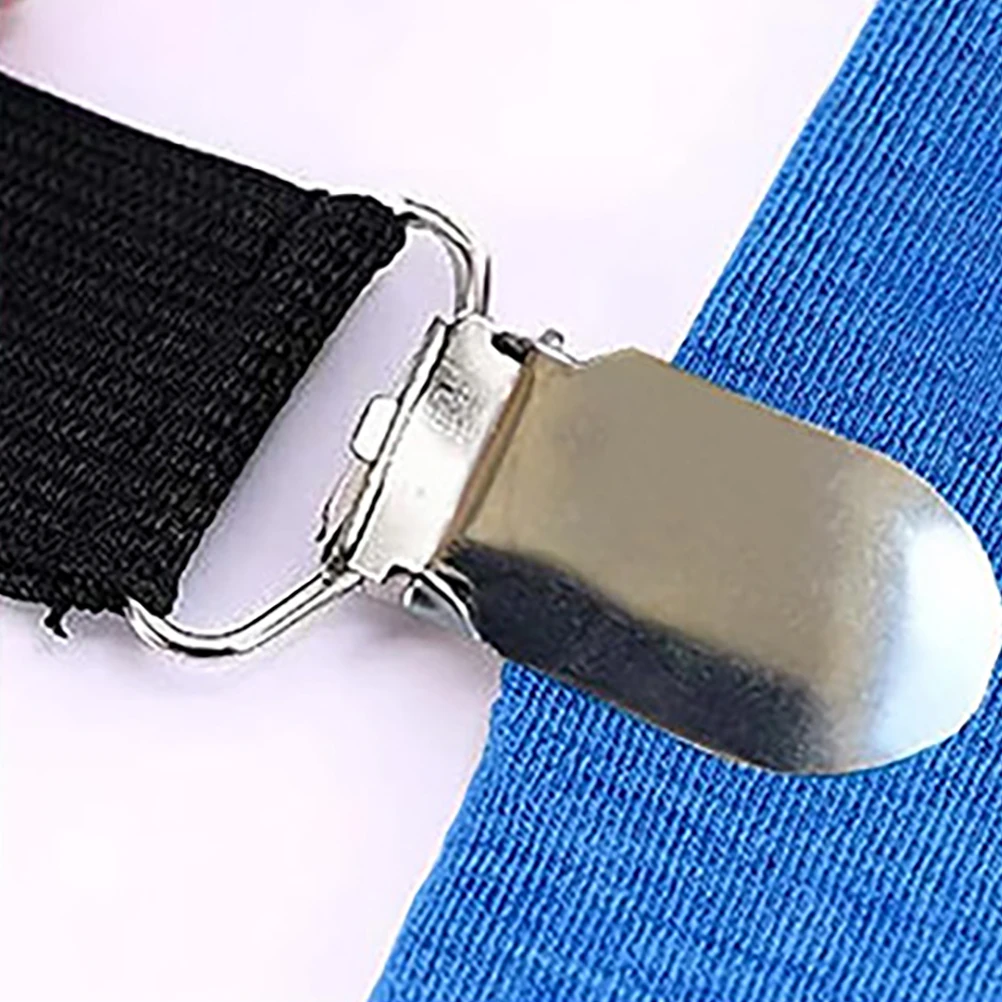

6pcs Adjustable Tablecloth Clips With Hidden Elastic Strap Secure Non-Slip Table Cloth Holders For Home Office Travel