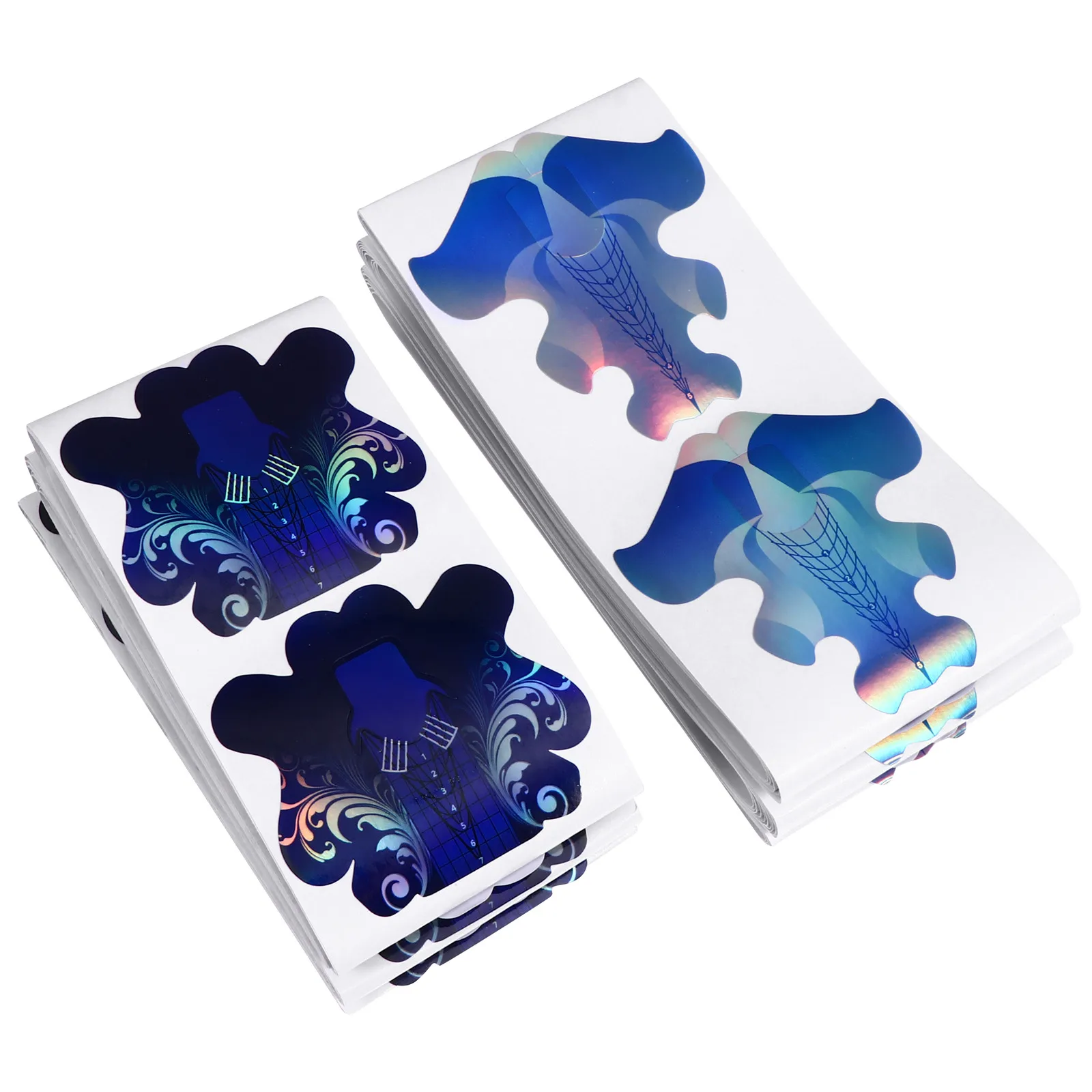 

200pcs Nail Form Guide Sticker for Manicure Tools Easy to Apply Remove DIY Acrylic Gel Nail Extension Supplies