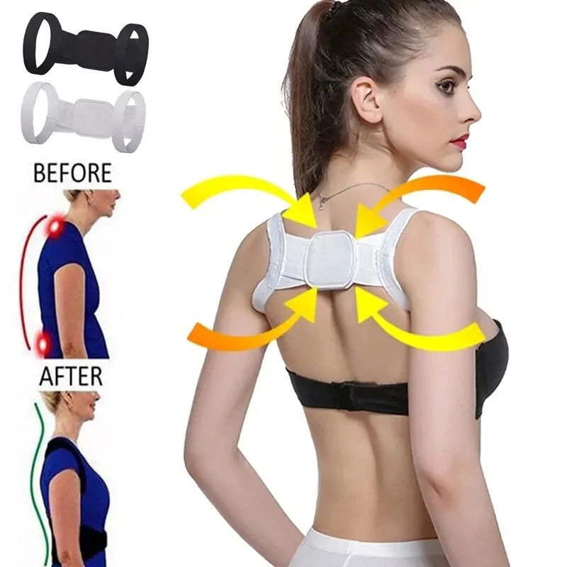 Back Brace Correction Belt Lumbar Brace Straightener Neck Hump Corrector Belt Corset Posture Correction Personal Health