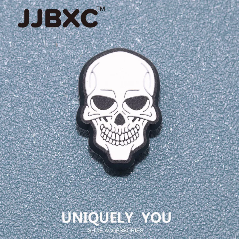 JJBXC CHARM Shoe Buckle Shoe Accessories Cartoon Skull DIY Fashion Shoes Accessories Suitable for cross Shoes