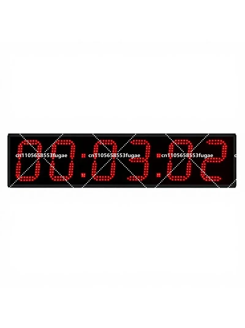

6 Digits Marathon Race Clock, 5-in-1 Digital Countdown Timer with Tripod, EU/AU Plug