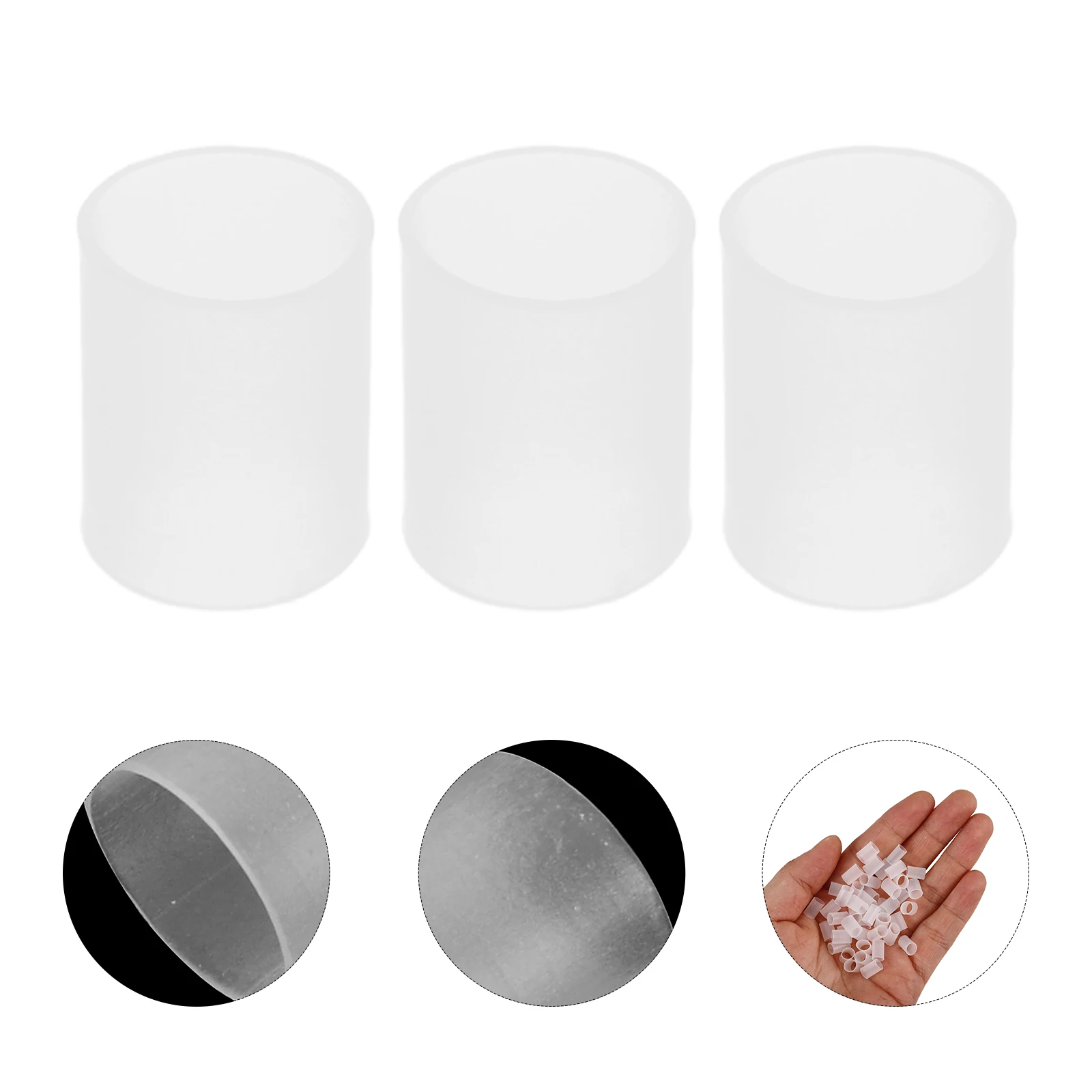 

500g Tpe Tube Pillow Stuffing Inserts Clear Soft Neck Support Flexible Transparent Pillow Filling Pipe for Bed Sofa Pillows