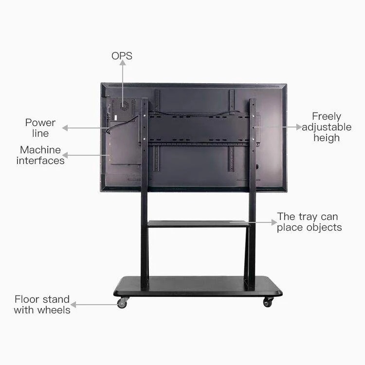 75/86/98/110 Inch Finger Multi Touch Screen LCD Display Electronic Digital Interactive Smart Board