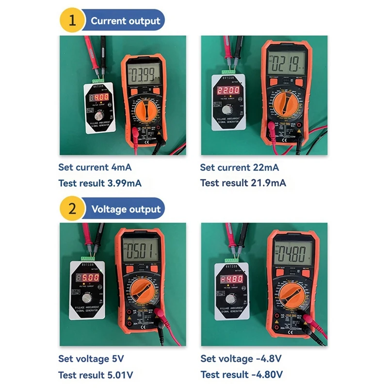 Multifunction Signal Generator 4-20Ma Current Voltage Temperature RTD Thermocouple Handheld Process Calibrator