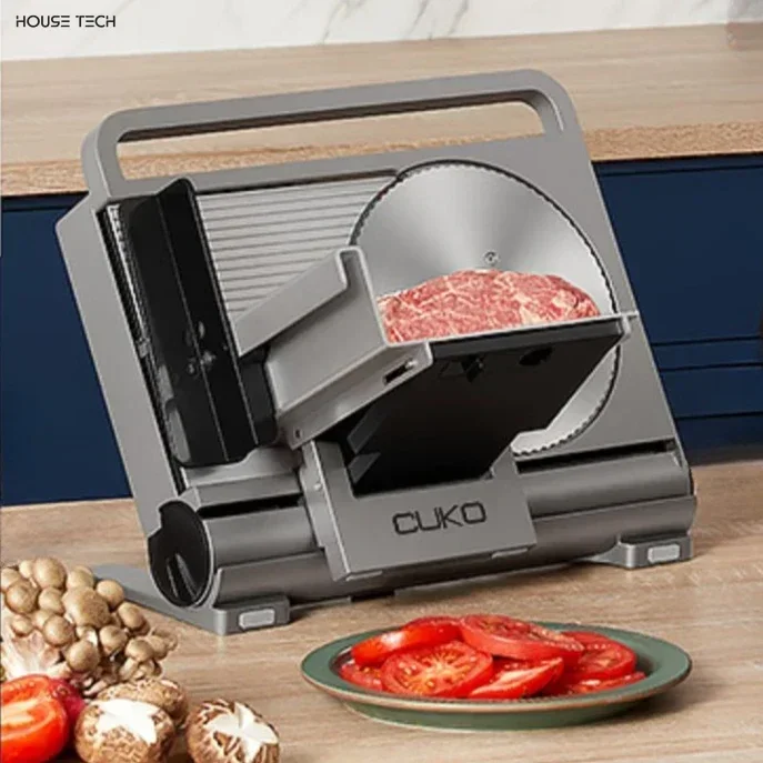 Household new Electric meat slicer. Small. Commercial folding. Special for bread and mutton roll slicer.