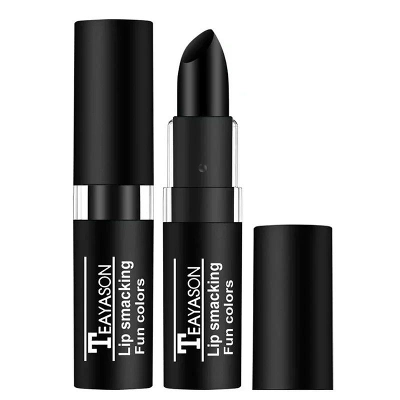 Waterproof Velvet Matte Lipstick Lasting Pigment Lipstick Lips Make up Christmas Halloween Party Black White Yellow Green Purple