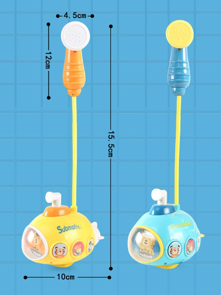 Baby Bath Toys for Kids Electric Submarine Shower Sucker Baby Toys Spray Water Toys Bathtub Toys Sprinkler Baby Shower