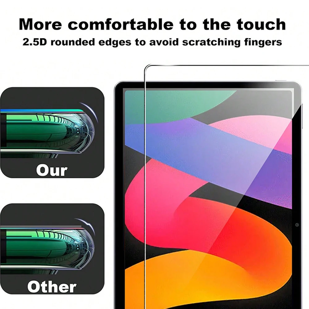For Redmi 2 Xiaomi Pad 6 5 Pro 6s Pro 12.4 Screen Protector Tempered Glass For MiPad 5/6/7 Pro Redmi Pad SE 11 Film Accessories