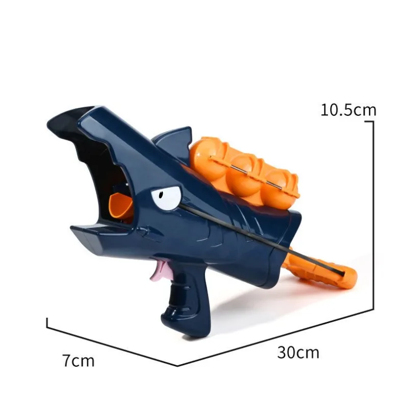 Shark Snowball Launcher Gun Toy Cartoon Snow Clip Clamp Snow Ball Tools Parent Child Winter Outdoor Interaction Game Sport Toys