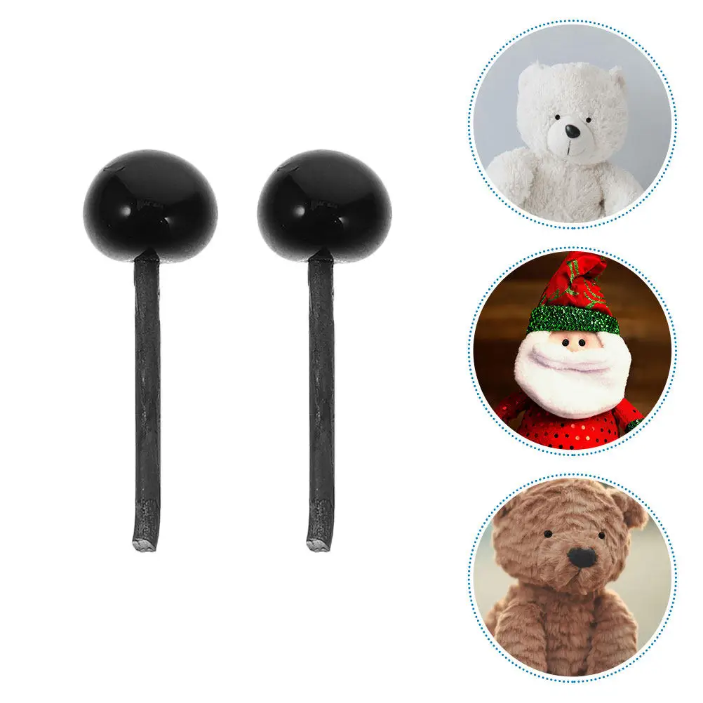 

150 шт. черных пластиковых глазок-фиксаторов, реалистичные, выразительные, для рукоделия, изготовления медведей, игольного валяния, поделок животных, швейных принадлежностей