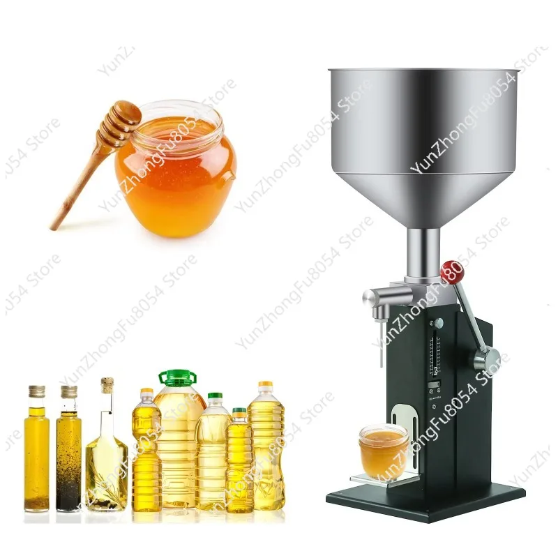 

A03 5-50ml 10-100ml Stainless Steel Liquid Bottle Manual Canning and Filling Machine