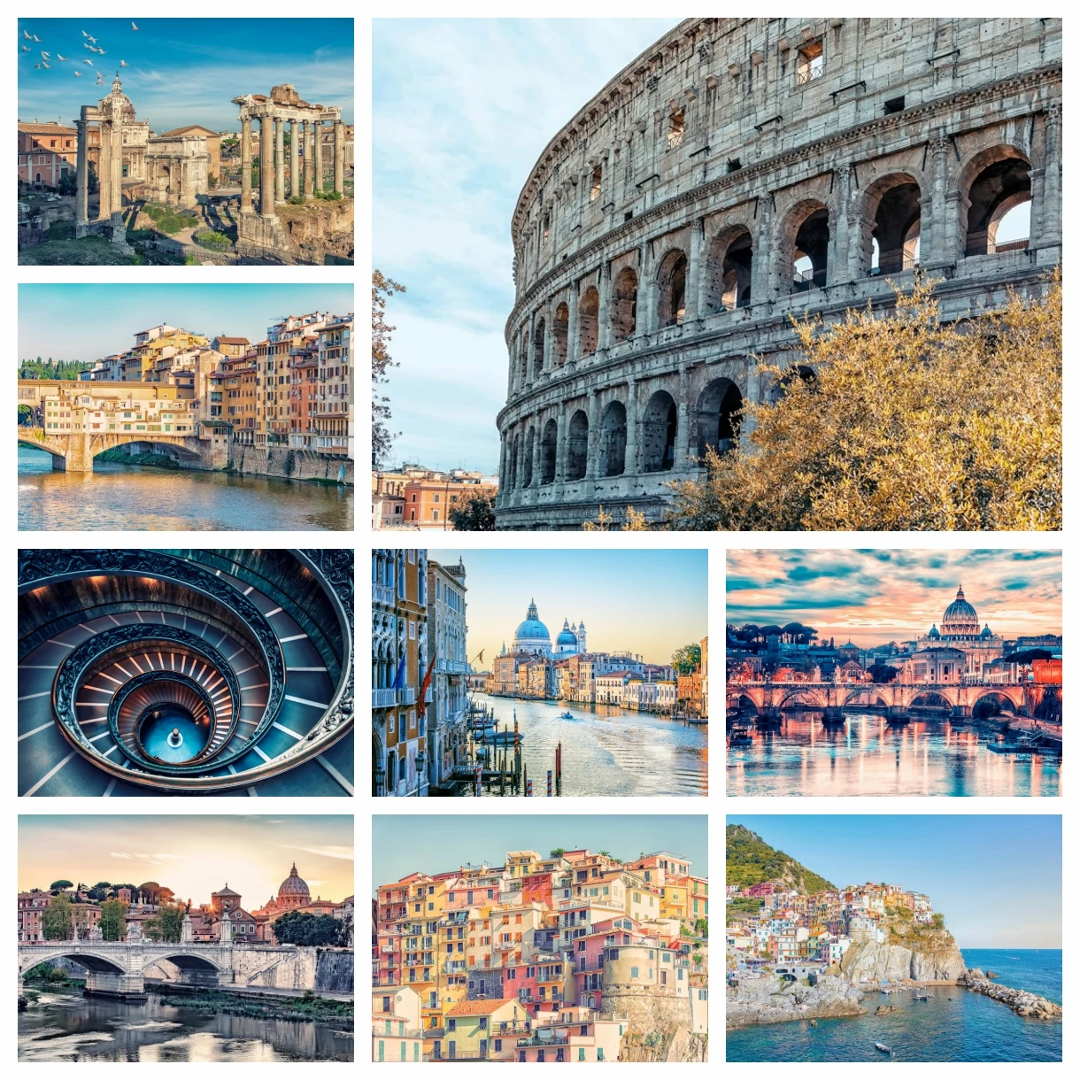 Landschaft 5d DIY Diamant Kunst Malerei Kits Rom Florenz Manarola Toskana Reise Stickerei Mosaik Kreuz Stich Wohnkultur