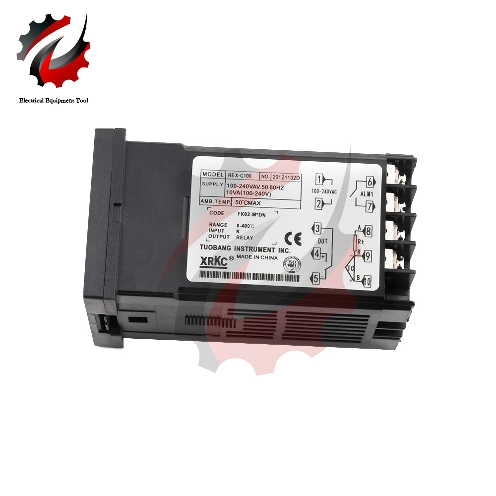 Imagem -03 - Digital Pid Inteligente Controlador de Temperatura Alarme Ac110240v Universal k tipo Rex C100 Termostato Ssr Relé Saída Rex-c100