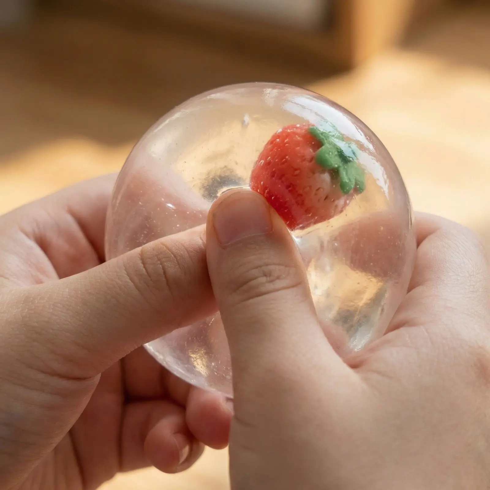 Pelota Antiestrés Juice Mochi, Textura Suave como la Mantequilla, Forma Flexible, Juguete Sensorial ASMR para Adultos