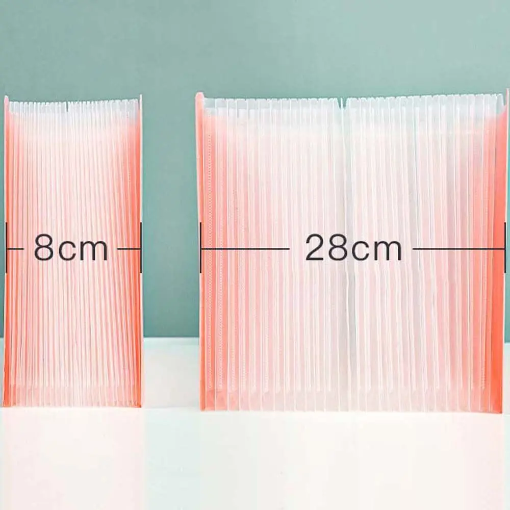 With Label Card Stationery Supplies Multi-layer Standing Paper A4 Data Storage Bag Vertical Organ Bag Folder Paper Organizer
