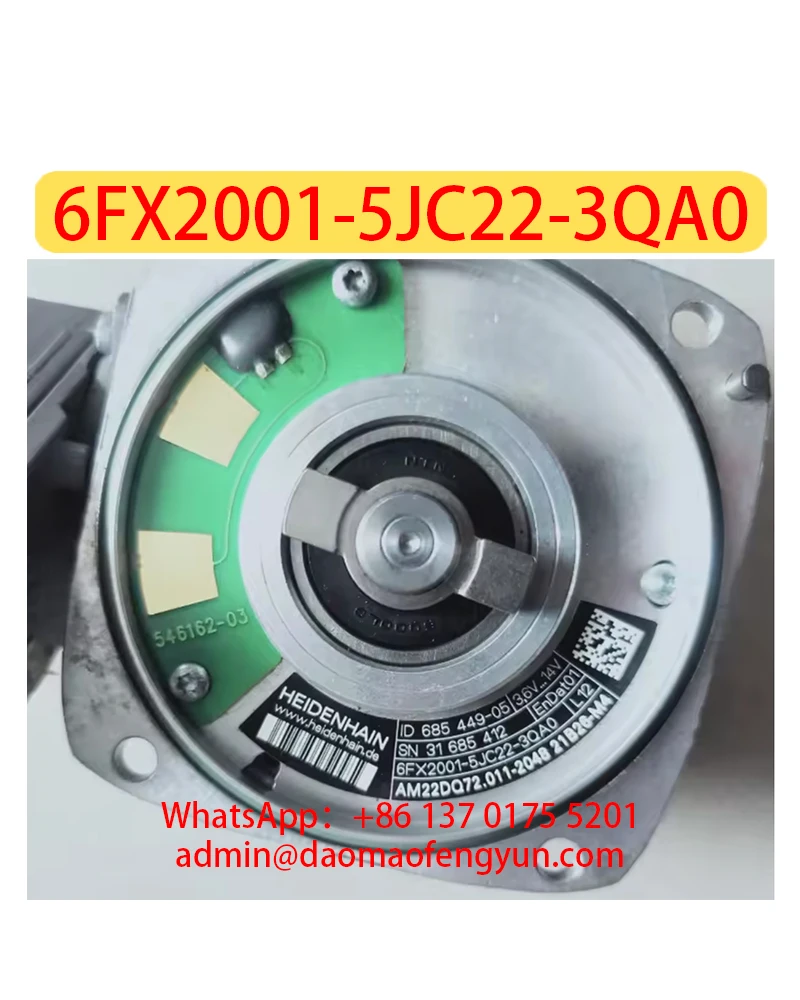 

6FX2001-5JC22-3QA0 Used Encoder，Test Normal，Free Write Match Motor Data，6FX2001 5JC22 3QA0，6FX20015JC223QA0，Fast shipping