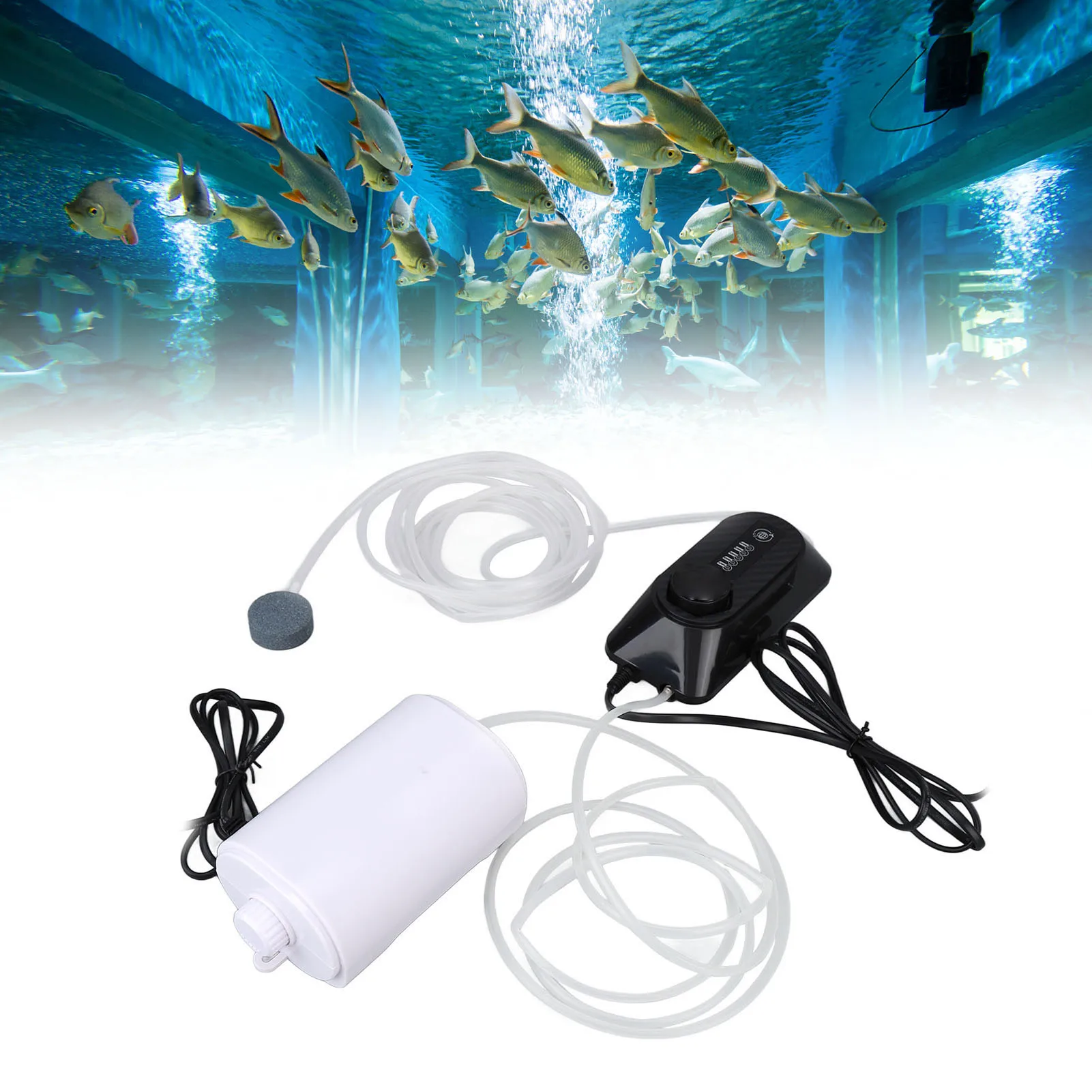 

Fish Ozonizer Adjustable Water Purifying Mini Aquarium Ozone Generator for Odor Algae Removing Fish Ozone Machine