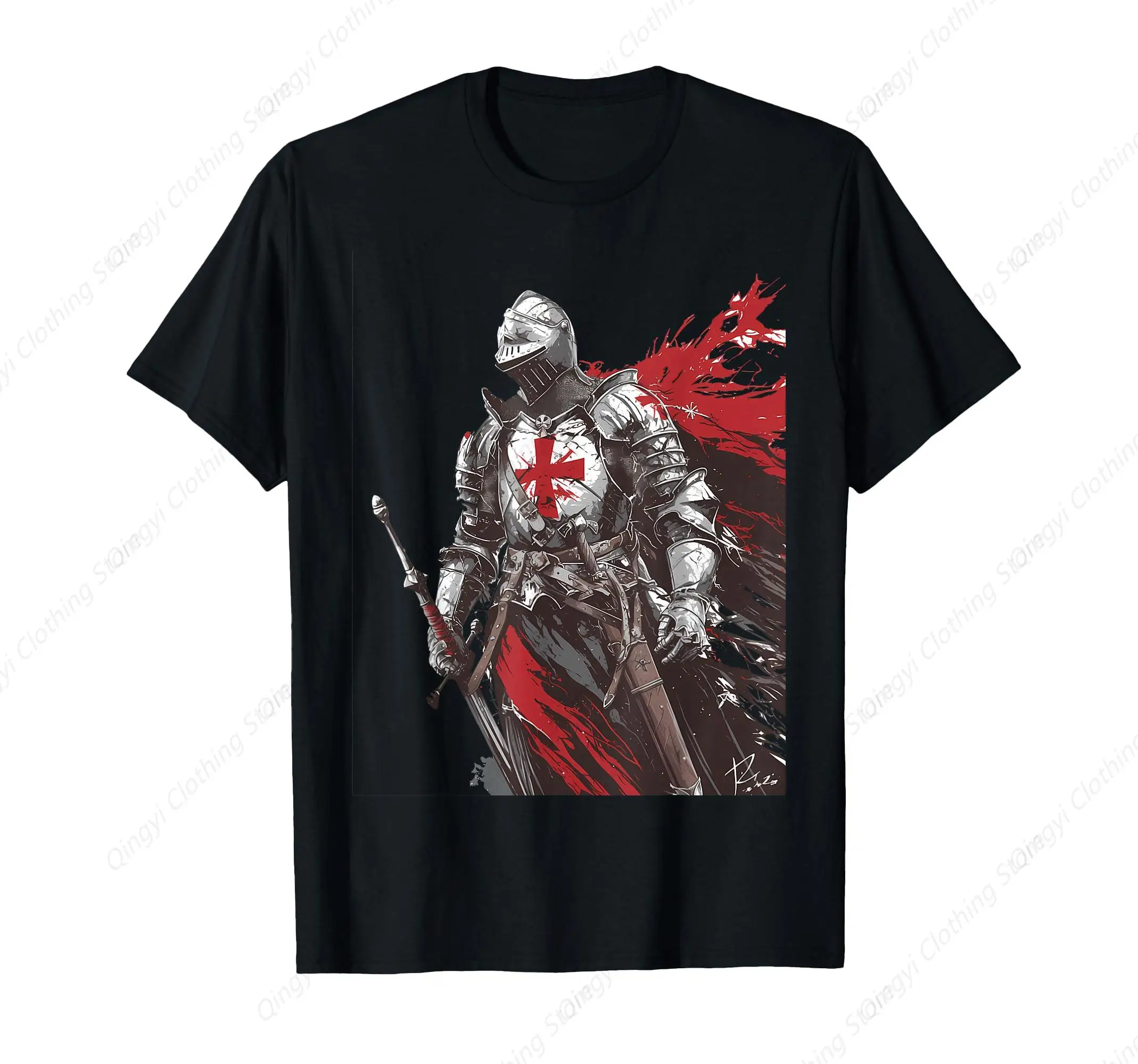 

Hospitaller Knight Crusader Templar Medieval T-Shirt