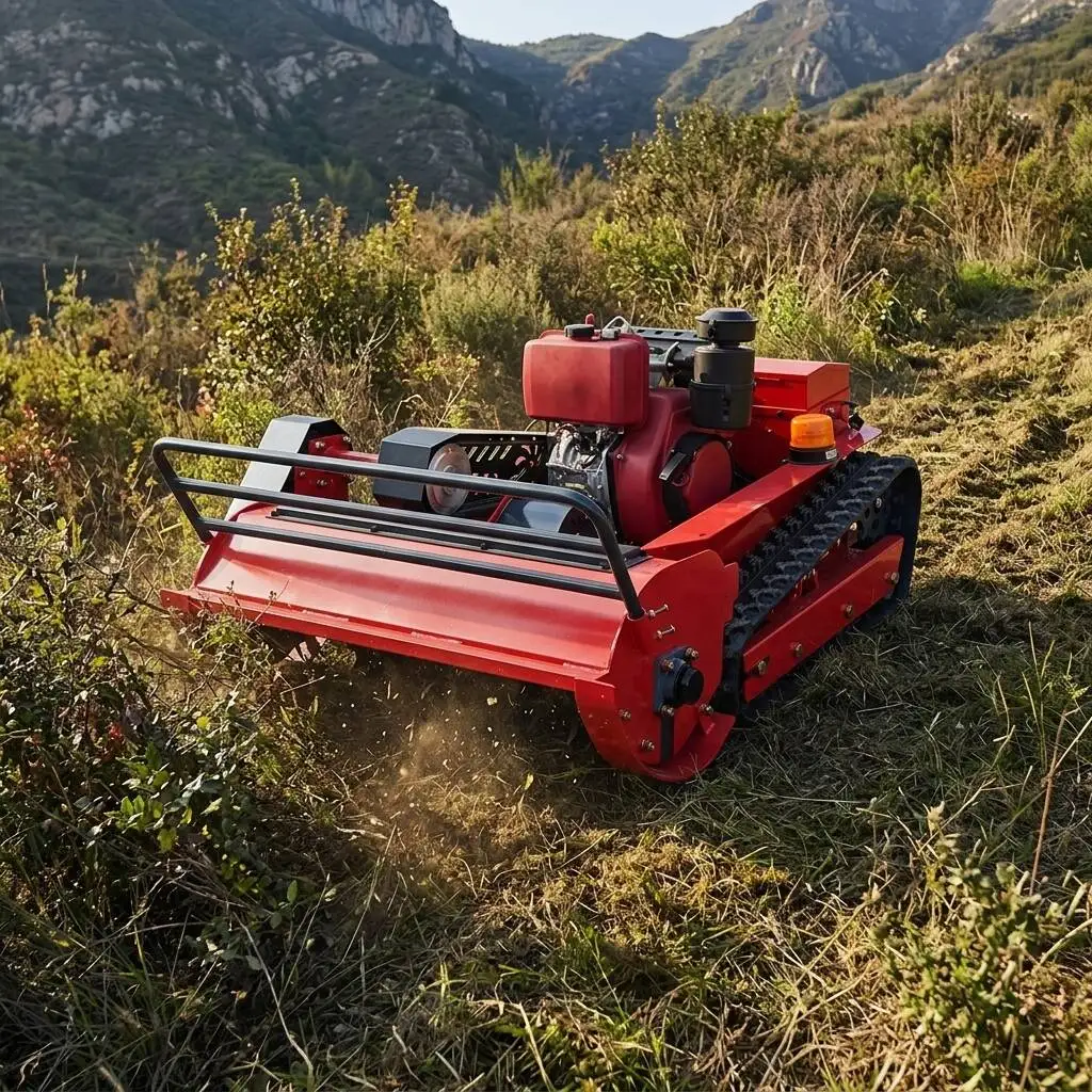 

Flail Mower Engine Small Robot Grass Cutter Cutting Width 800mm Hot Sale Grass Cutter Robot