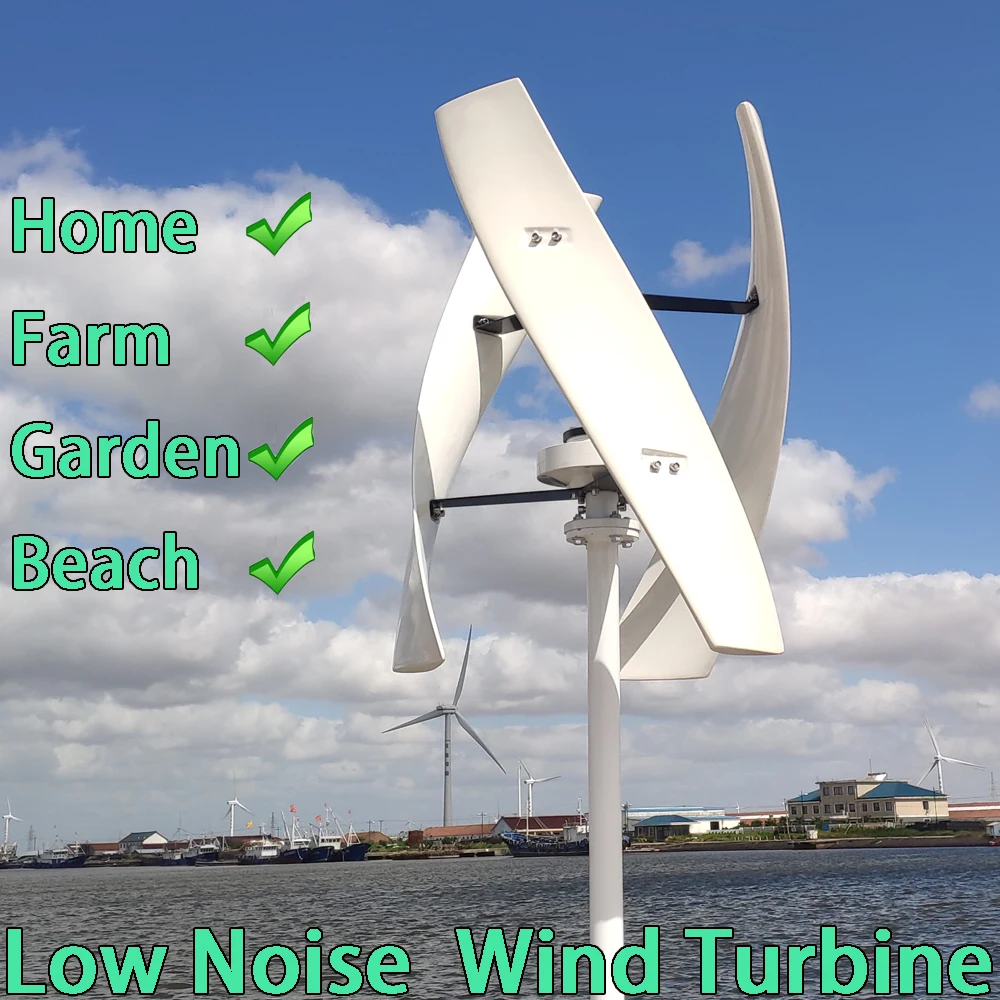 Imagem -02 - Fltxny Power Gerador Vertical de Turbina de Energia Eólica para Home Farm 20kw Moinho de Vento Gerador de Ímã Permanente 20000w 12v 24v 48v