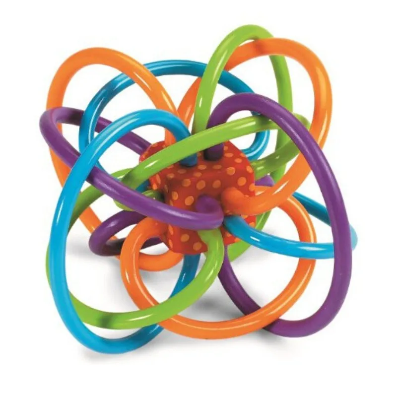 Baby Hand Grasping Ball Teething Toys for Babies 0-12 Months Educational Rattle Sensory Teether Toy Touch Develop Infant Toys