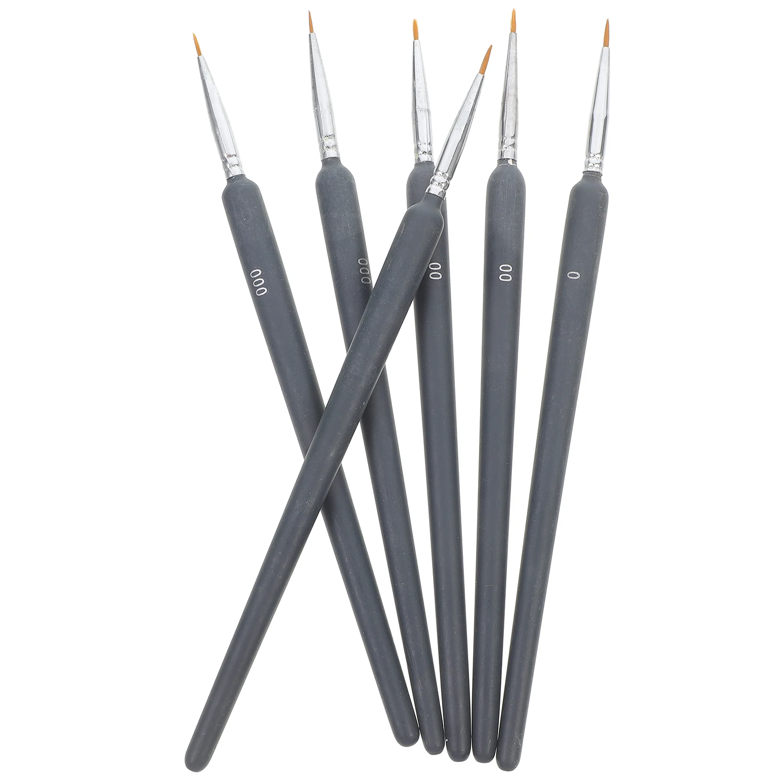 

6 pcs Artist Brushes for Painting with Versatile Sizes Ideal for Details Line Drawing Pen Watercolor Travel Miniatures