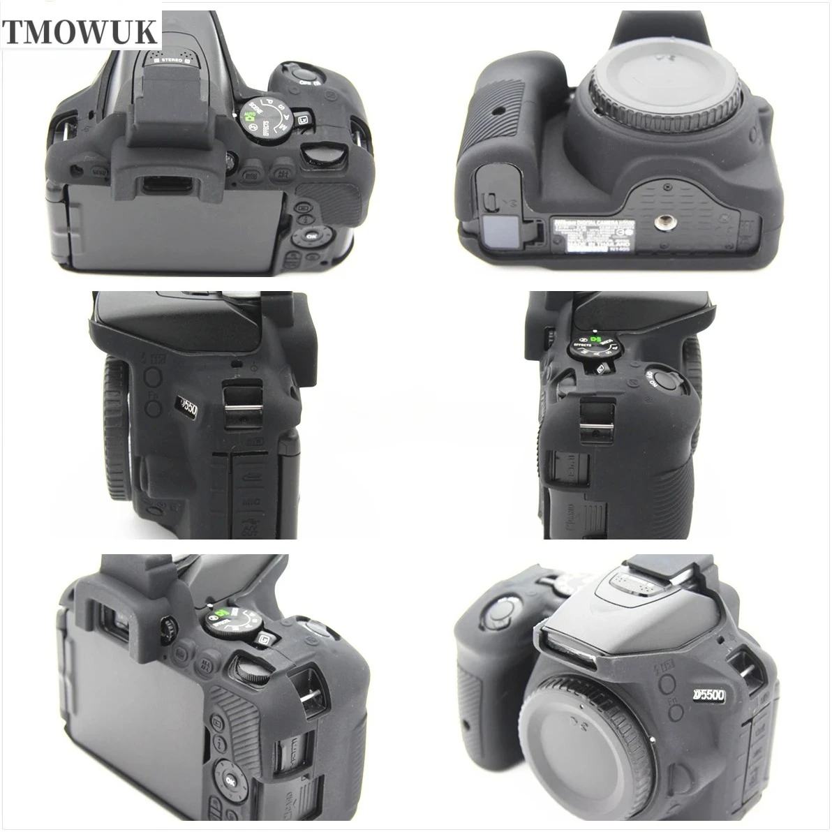 DSLR Camera Soft Housing Frame For Nikon D5500 D5600 Rubber Silicon Case Cover Protector