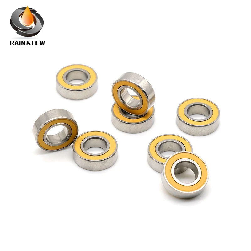 

1PCS S688RS CB 8x16x5 mm ABEC-7 Stainless Steel Hybrid Ceramic Ball Bearing S688 688RS 2RS