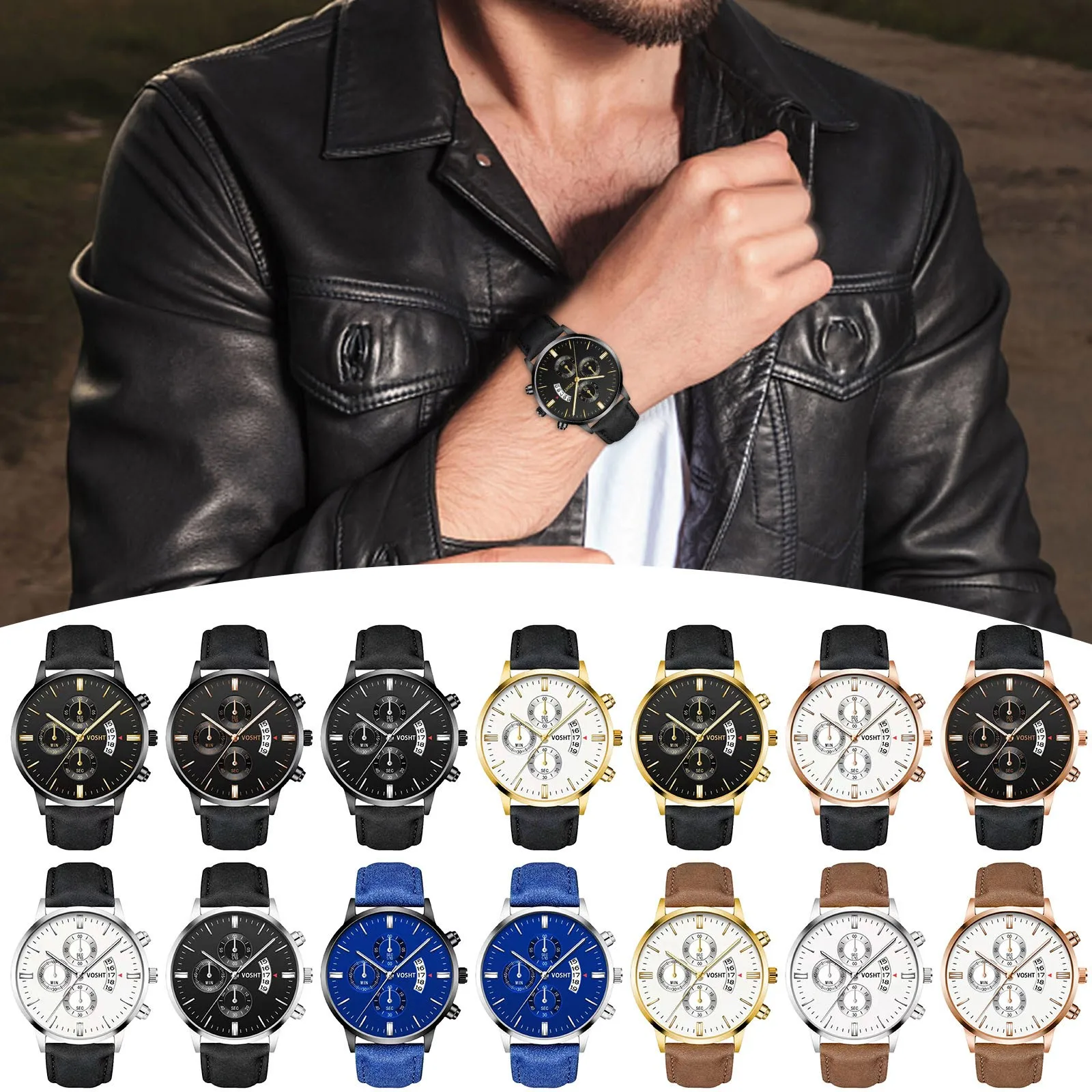 ساعة ذكية للسيدات، ساعة بحزام من السيليكون، ساعة كوارتز عصرية للسيدات، أشرطة ساعات للرجال #1