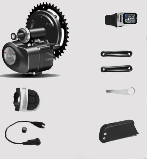 Cheap Price Good Looking 500w Tsdz2 Mid Motor With Lithium Battery