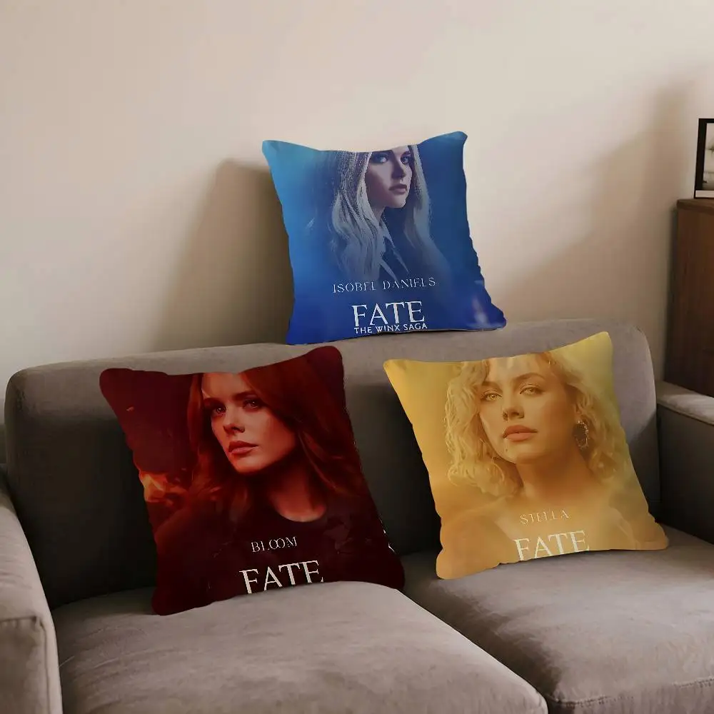 مصير Winx ساغا S-Season 1 المخدة تون هدية غطاء الوسادة غرفة نوم المنزل أريكة كرسي مقعد ديكور كيس وسادة