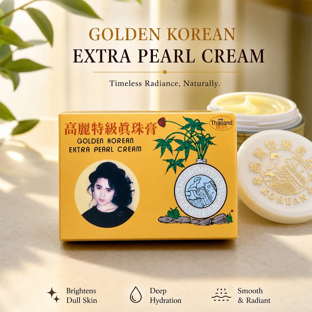 Thailand Korean Pearl Skin Perfecting Cream - Brightening, Pigmentation Lightening & Blemish Concealing Moisturizing Face Care