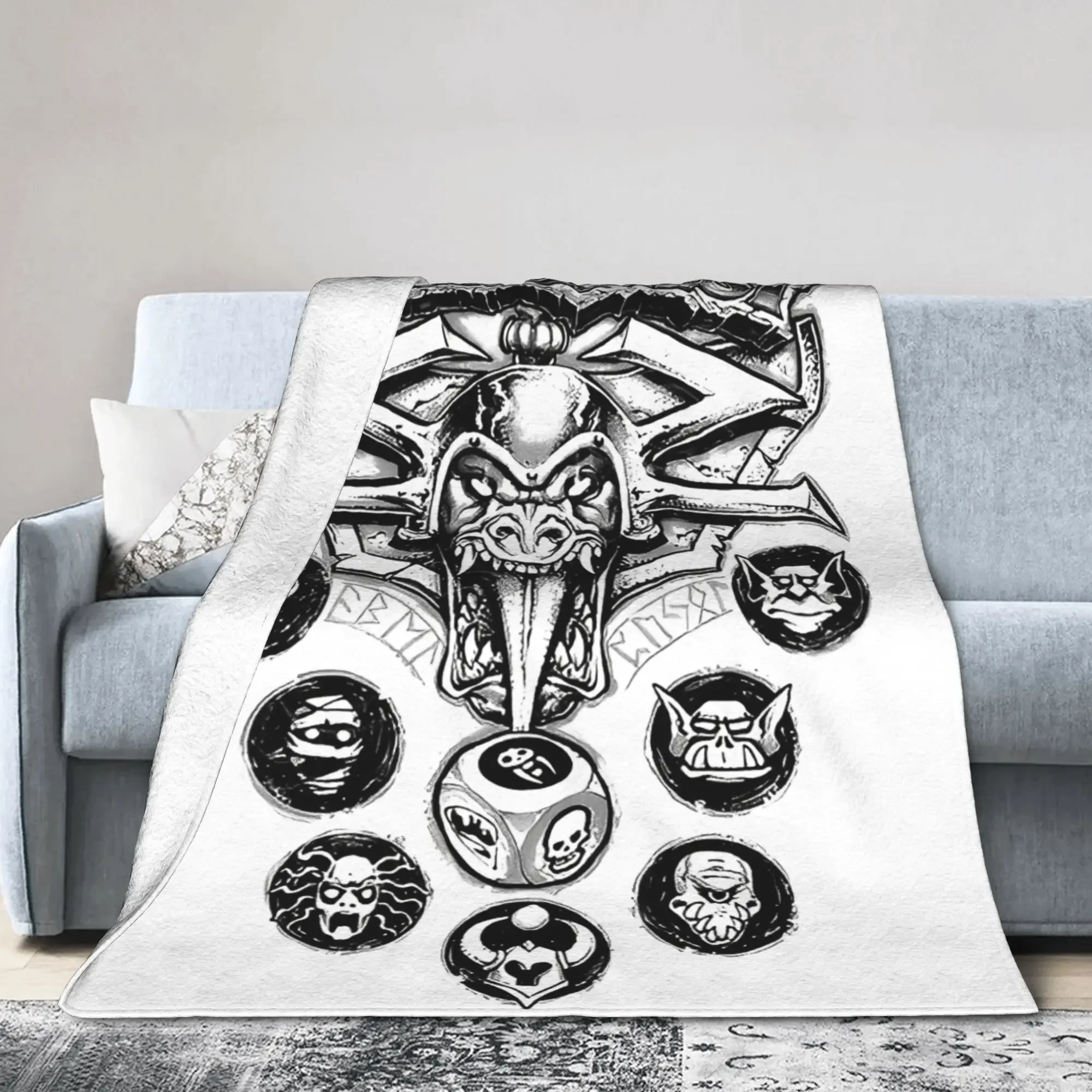 

Плед для ролевых игр Heroquest: пушистый, теплый, потрясающий, для дома, зимы, автомобиля