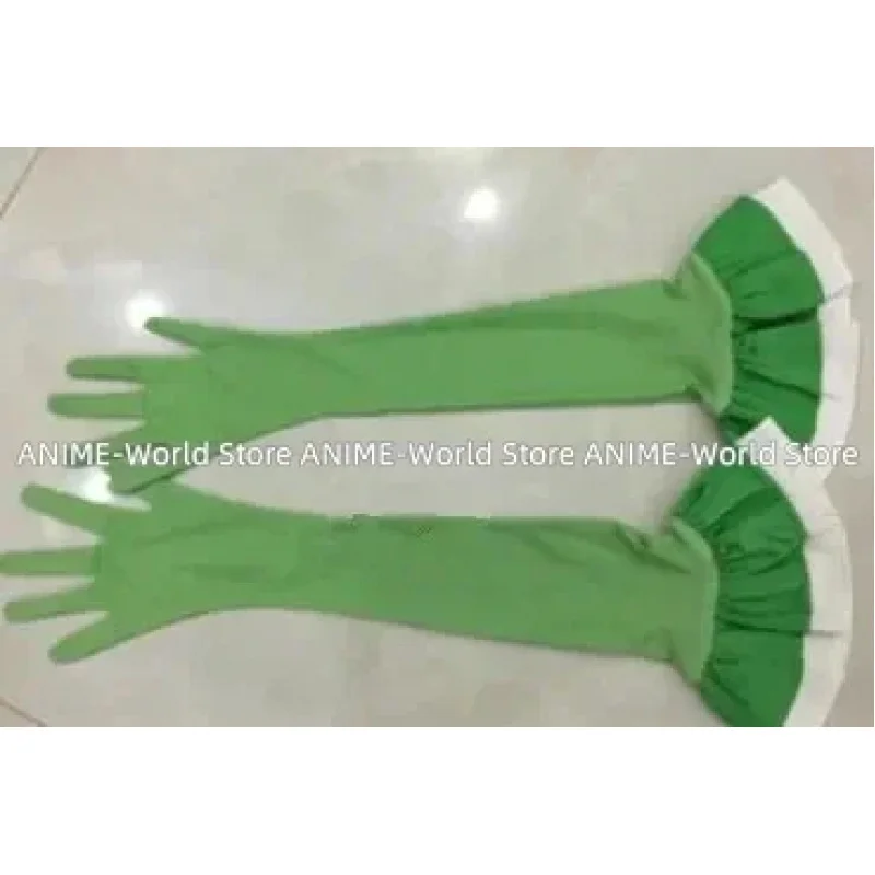 

x;3,c'5\b/《Custom size》Anime Melody Pichi Pitch Toin Rina Dress Cosplay Costume With Gloves Prop necklace Suit 5'g,7\j'8/