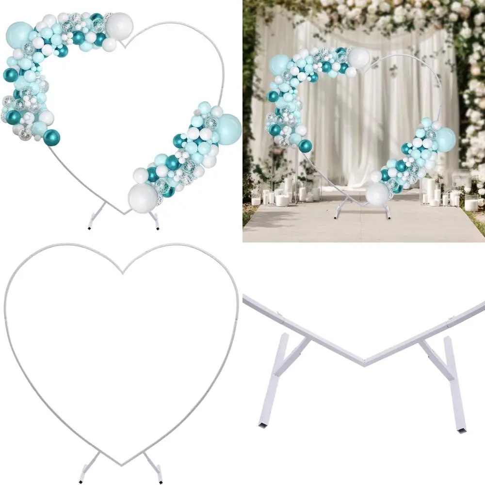 

Элегантная металлическая свадебная арка с поддержкой фона для свадеб и торжеств