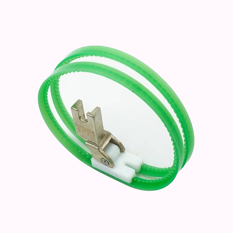 قدم مكبس أسطواني مزدوج الجوانب ، قدم مكبس حلقي بلاستيكي مسطح للسيارة ، يسار يمين ، جلد أحادي الجانب ، T350