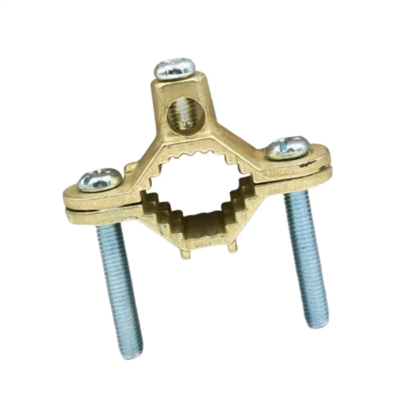 Ground Clamp with Screws High Performance Brass Wire Pipe Electrical Connector for Secure Installation