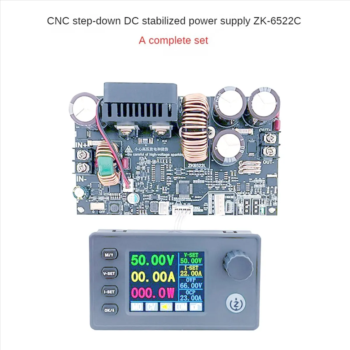howhow ZK6522C CNC Step-Down DC Power Supply Adjustable Voltage Voltage and Constant Voltage Constant Current Module 1430W