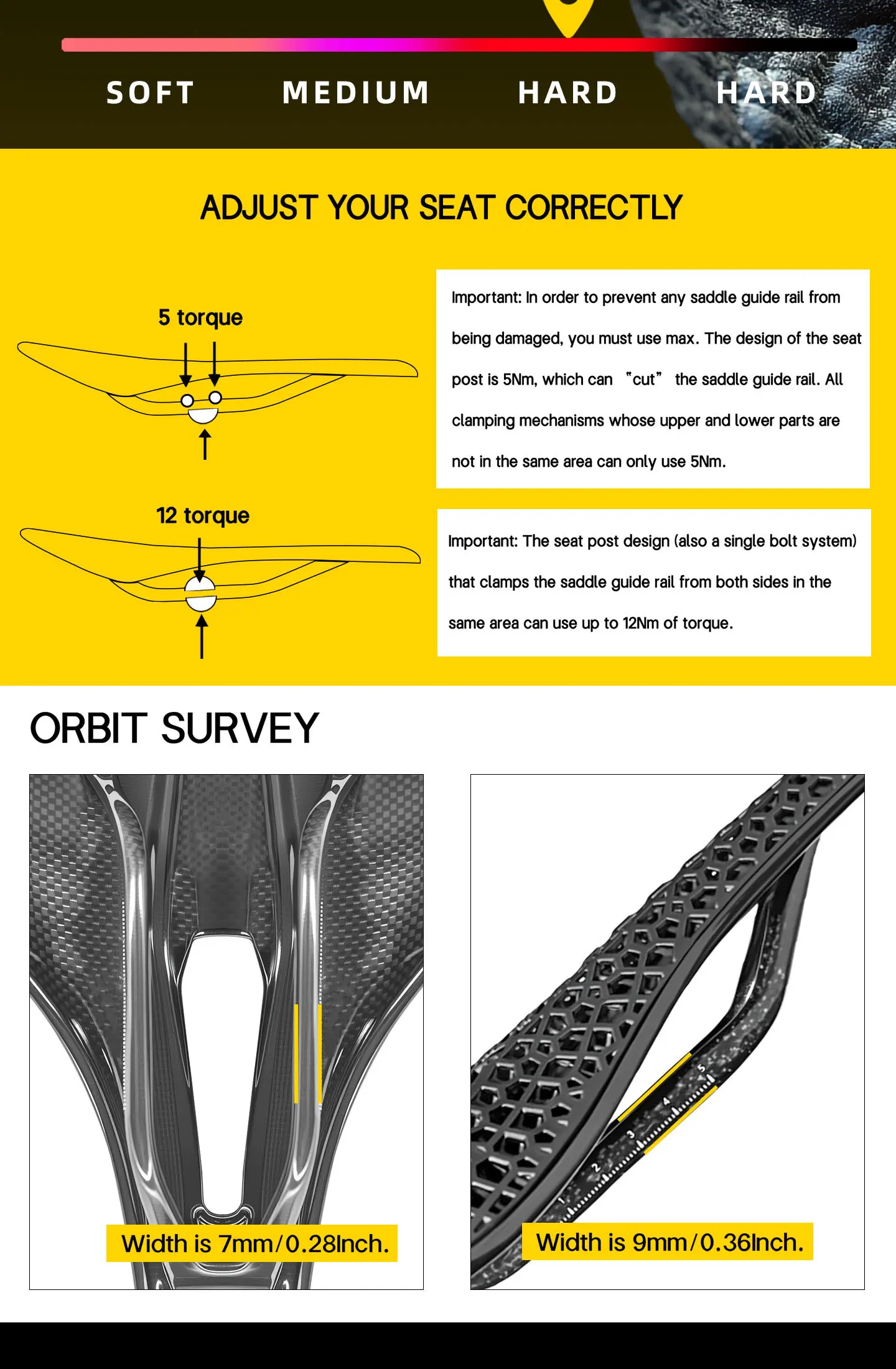 Plselis Vollcarbon-Sitzkissen, 3D-gedrucktes Sitzkissen, Rennrad-Sitzkissen, Fahrrad-Sitzkissen, Ergonomie – Detail 3