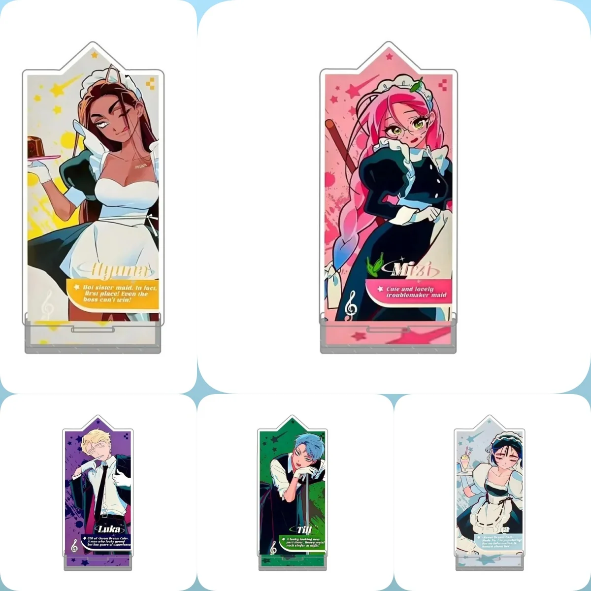 

15CM Charm Anime Alien Stage Acrylic Stand Model Cosplay Characters Ornament Accessories Goods Collection Christmas Gifts